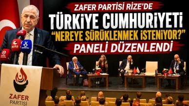 Ümit Özdağ Rize'de Konuştu! Zafer Partisi'nin Düzenlediği Panelde Güvenlik ve Siyaset Gündemi Masaya Yatırıldı