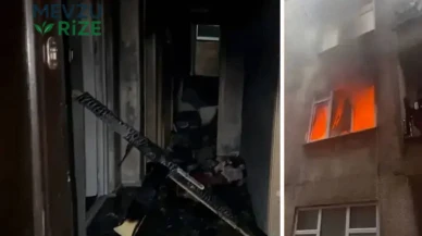 Artvin'de dairede çıkan yangın söndürüldükten 3 saat sonra tekrar alevlendi