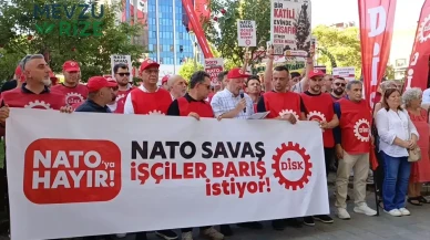 DİSK Kocaeli'den NATO'ya Tepki Gösterildi: 'Emekçiye Öncelik, Savaşa Son'