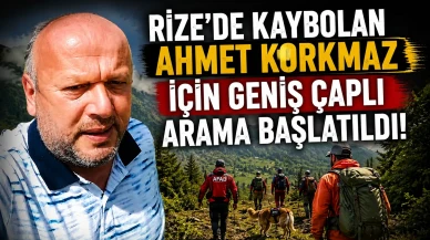 Rize'de kayıp şahıs aranıyor: En son Çayeli'nde görüldü