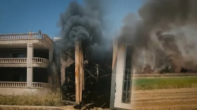 Şanlıurfa Haliliye'de Arazi Anlaşmazlığı: Bir Ev ve Tarlalar Alev Alev Yandı, Güvenlik Güçleri Harekete Geçti!