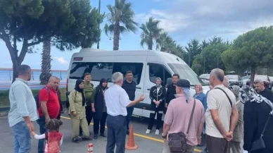 Antalya’dan Akçaabat’a Gelen Misafirler Tarihi Ortamahalle’yi Keşfetti