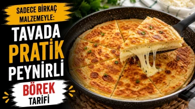 Fırını Açmaya Gerek Yok! 3 Yufkayı Tavaya Dizince Çıtır Çıtır Börek Oluyor
