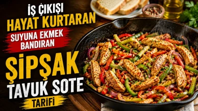 İş Çıkışı Hayat Kurtarıyor! Suyuna Ekmek Bandıracağınız Şipşak Tavuk Sote
