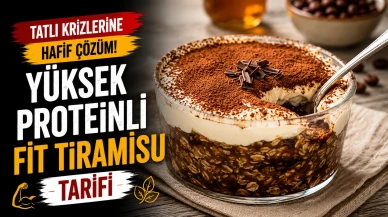 Tatlı Krizi Gelince Bunu Hazırlayın! Kaşık Kaşık Yediren Yüksek Proteinli Fit Tiramisu