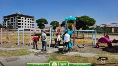 Güroymak’ta Park ve Oyun Alanları Yenileniyor