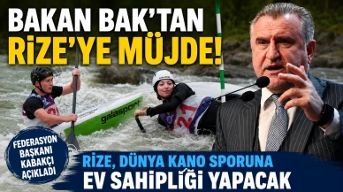 Bakan Bak’tan Rize’ye müjde; Federasyon Başkanı Kabakçı açıkladı