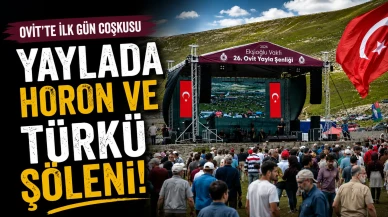 Ovit'te ilk gün coşkusu; Yaylada horon ve türkü şöleni