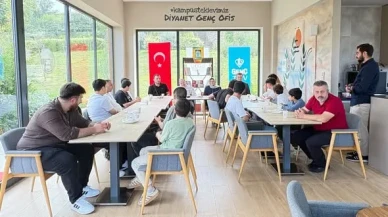 Rize’de Sevgi Evleri Çocuklarından Diyanet Genç Ofisi’ne Anlamlı Ziyaret