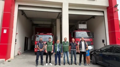 Yeşilay Artvin'den Yusufeli İtfaiyesine İtfaiyeciler Haftası ziyareti