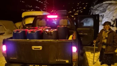 Şalpazarı'nda karla mücadele: Acil sağlık hizmetleri halkın yanında