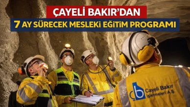 Çayeli Bakır’dan 7 ay sürecek mesleki eğitim programı