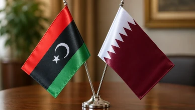 Libya Başkanı el-Menfi, Katar Büyükelçisi ile Trablus'ta görüşme gerçekleştirdi.