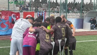 Trabzon Büyükşehir Belediyesi Ampute Futbol Kulübü üçüncülüğü garantiledi