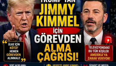 Trump, Kimmel'ın şakalarına yanıt vererek ABC'yi sunucuyu görevden almaya çağırdı!