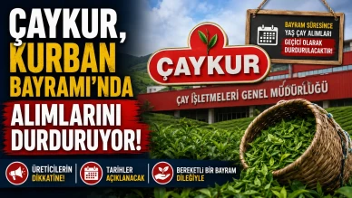 ÇAYKUR, Kurban Bayramı'nda alımlarını durduruyor!