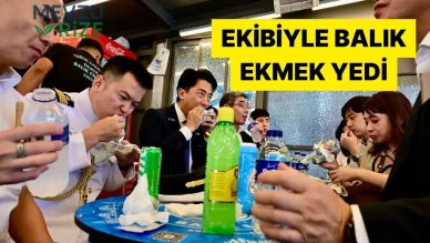 Japonya'nın Savunma Bakanı Koizumi Şinciro İstanbul’da Balık Ekmek Keyfi Yaptı!