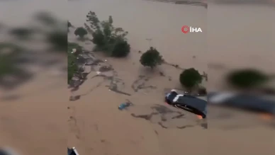 Doğu Çin'deki Tayfun Felaketi: Yüzlerce Araç Sel Sularında Kayboldu