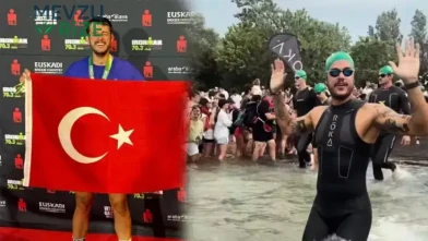 Orkun Işıtmak, İspanya'da zorlu Ironman Yarışını Tamamlarken Eleştirilerine Madalyayla Cevap Verdi!