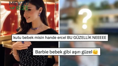 Hande Erçel’in Paris’teki Büyüleyici Pozları Göz Doldurdu!