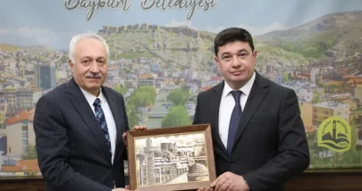 Azerbaycan Kars Başkonsolosu Aliyev'den Bayburt Belediyesi'ne ziyaret