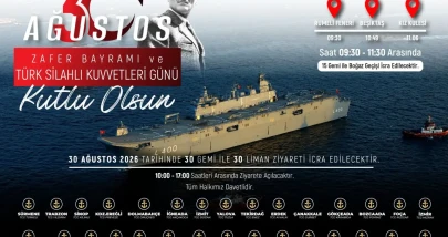 30 Ağustos'ta 15 gemi ile İstanbul'da boğaz geçişi yapılacak