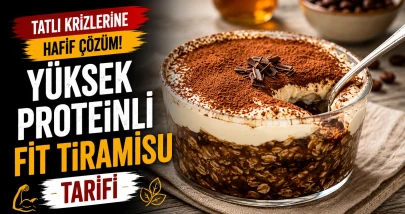 Tatlı Krizi Gelince Bunu Hazırlayın! Kaşık Kaşık Yediren Yüksek Proteinli Fit Tiramisu