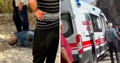 Malatya'da hafif ticari araç köprüden dereye uçtu: Bir ölü, bir yaralı