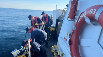 Trabzon'da kaybolan balıkçı için kapsamlı arama-kurtarma çalışmaları sürüyor