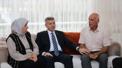 Vali Ergün, şehit Er Ustabaş'ın ailesini ziyaret ederek vefasını gösterdi