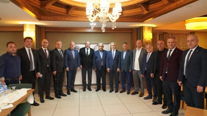 ETSO Başkanı Saim Özakalın, Ziraat Bankası Yönetim Kurulu Üyeleriyle Erzurum Ekonomisini Değerlendirdi