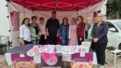 CHP Artvin Kadın Kolları'ndan Meme Kanseri Farkındalık Etkinliği Ziyareti