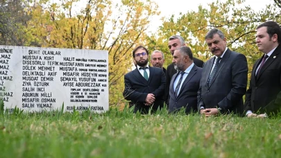 Vali Çiftçi, I. Cihan Harbi Şehitliğini ziyaret ederek şehitleri andı