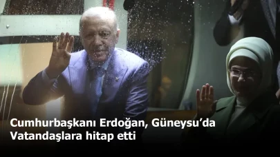 Cumhurbaşkanı Erdoğan, Güneysu’da vatandaşlara hitap etti
