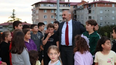 Arsin Belediyesi çocuklar için güvenli oyun alanları yaratmaya devam ediyor