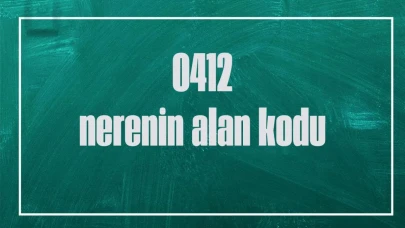 0412 Nerenin Alan Kodu? 412 Hangi Şehre Ait Telefon Kodu?