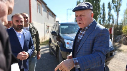 Başkan Sekmen, Horasan'da vatandaşlarla buluşarak ihtiyaçları yerinde inceledi