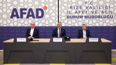 Rize'de 2025 Yılı Koordinasyon Toplantısı'nda 316 Yatırım Projesi Gündeme Geldi