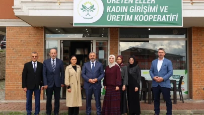 Kadın kooperatifinin gücü: Başkan Bilgin, dayanışma ve üretimi destekledi