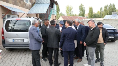 Erzurum'da Başkan Sekmen, Karaçoban'daki yol çalışmalarını yerinde inceledi