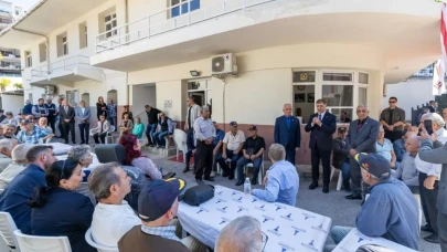 Başkan Tugay'dan gazilere duygulandıran ziyaret: Sizlerle olmak onurdur