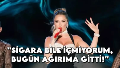 Hadise'den gözaltı sonrası ilk açıklama sahnede geldi