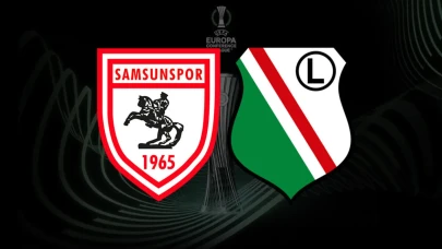 UEFA Konferans Ligi'nde Legia Warszawa ve Samsunspor'un karşı karşıya geleceği mücadele için canlı yayın detayları!