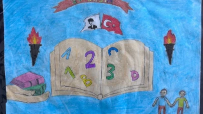İyidere'de Öğretmenler Günü'nde Renkli Resim Yarışması Düzenlendi