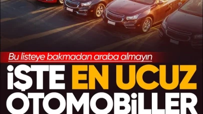 Bu listeye bakmadan araba almayın! İşte en ucuz otomobiller...