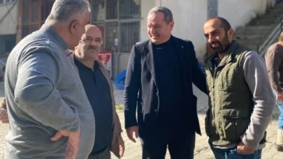 AK Parti Ortaköy ziyaretinde vatandaşlar ve esnafla buluşarak hizmetleri değerlendirdi