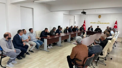 Düzköy'de şap hastalığına karşı bilgilendirme toplantısı yapıldı