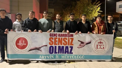 Artvin Yurdu’ndan Gazze için duyarlılık: Kızılay ile anlamlı etkinlik düzenlendi