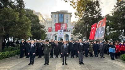 Atatürk, Hopa’da 87. yıl dönümünde düzenlenen törenle anıldı