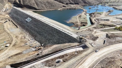 Bayburt'taki Yelpınar Göleti, 9.900 dekar tarım alanını sulayacak!